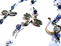 Iolite and Moonstone Dragonfly necklace