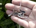 Silver Hare Necklace